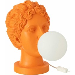 Lampe tete resine Orange