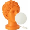 Lampe tete resine Orange