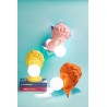 Lampe tete resine Orange
