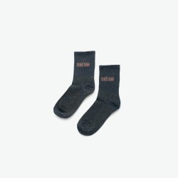 Dream - Chaussettes paillettes bleu nuit