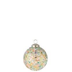 PASTEL Boule de noel mosaique