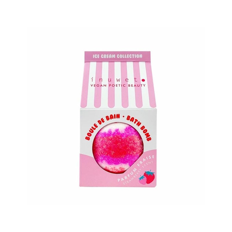Boule de bain ICECREAM Fraise