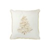 Sapin Coussin blanc/doré