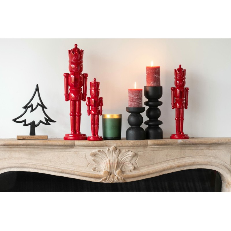 Casse Noisette Statue résine Rouge