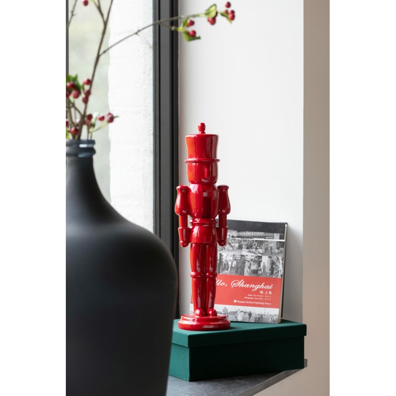 Casse Noisette Statue résine Rouge