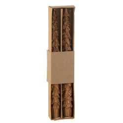 Coffret chandelle sapin - Bronze