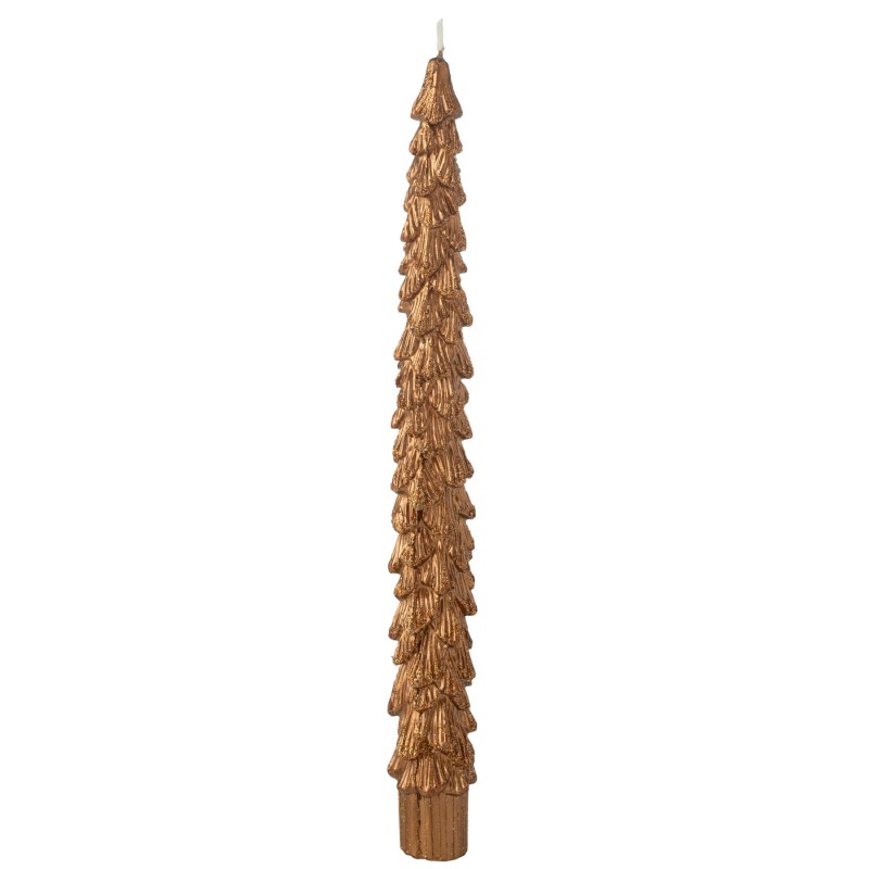 Coffret de 2 chandelles sapin - Bronze