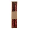 Coffret de 2 chandelles sapin - Rouge