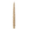 Coffret de 2 chandelles sapin - Or