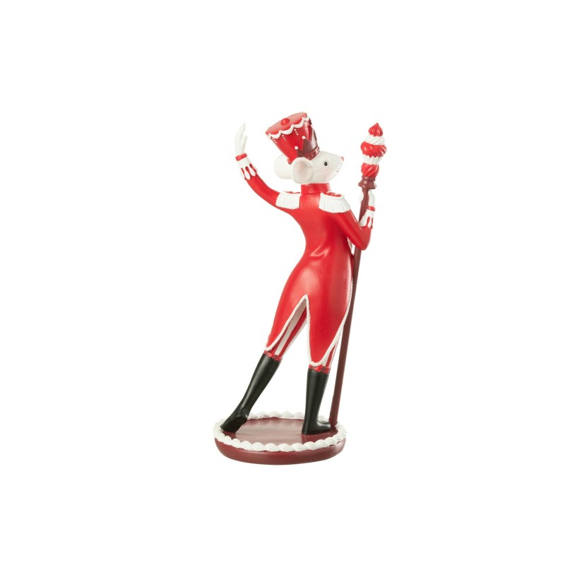 Statue souris et son cirque rouge