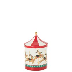 Pot bonbonnière carrousel