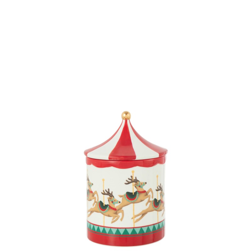 Pot bonbonnière carrousel
