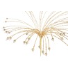 Branche décorative perles en palmier dorée