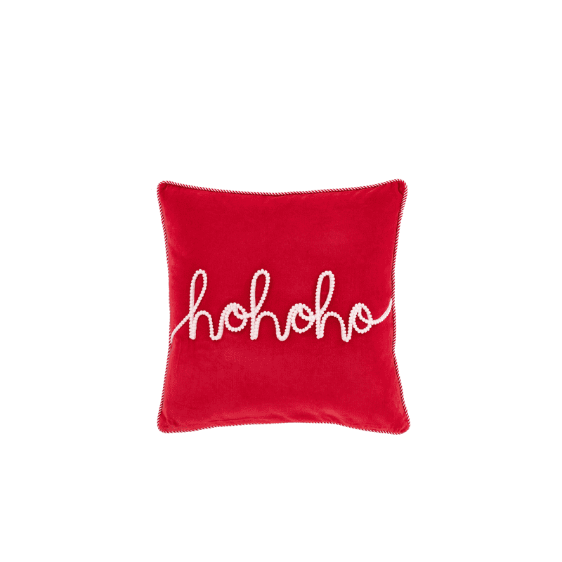 Coussin père noel Ohoho rouge