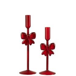 Node chandelier avec noeud Rouge s/2