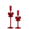 Node chandelier avec noeud Rouge s/2