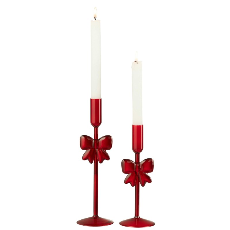 Node chandelier avec noeud Rouge s/2