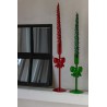 Node chandelier avec noeud Rouge s/2
