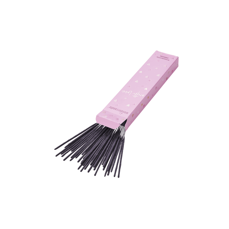 Set de 40 cierges magiques 18 cm gris/ With love