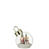 Boule De Noël Led Père Noël Verre