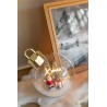 Boule De Noël Led Père Noël Verre