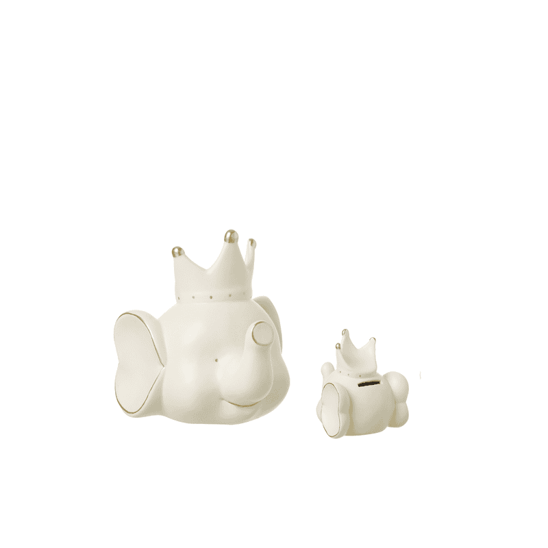 Elephant Tirelire porcelaine