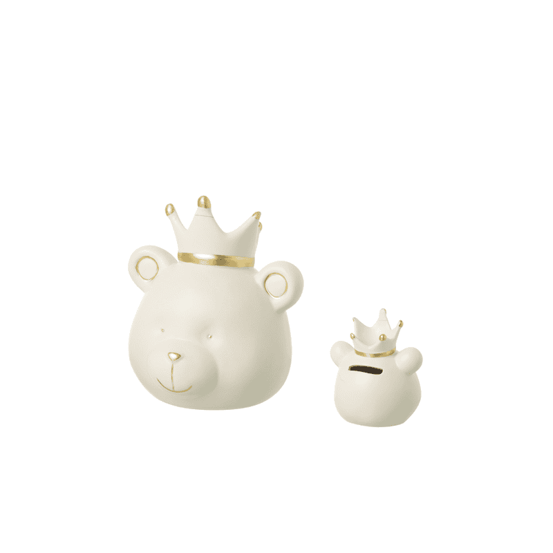 Ours Tirelire porcelaine