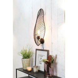 PEEKABOO Lampe murale - Noir Noir