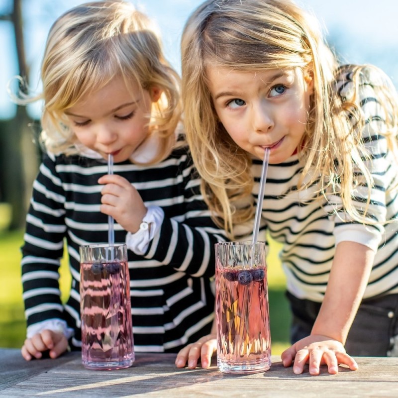 Boite de 6 Pailles Cheers Koziol 28cm