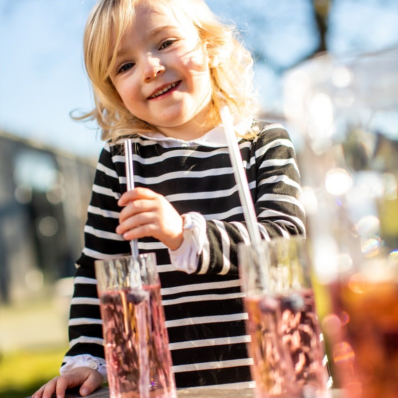 Boite de 6 Pailles Cheers Koziol 28cm