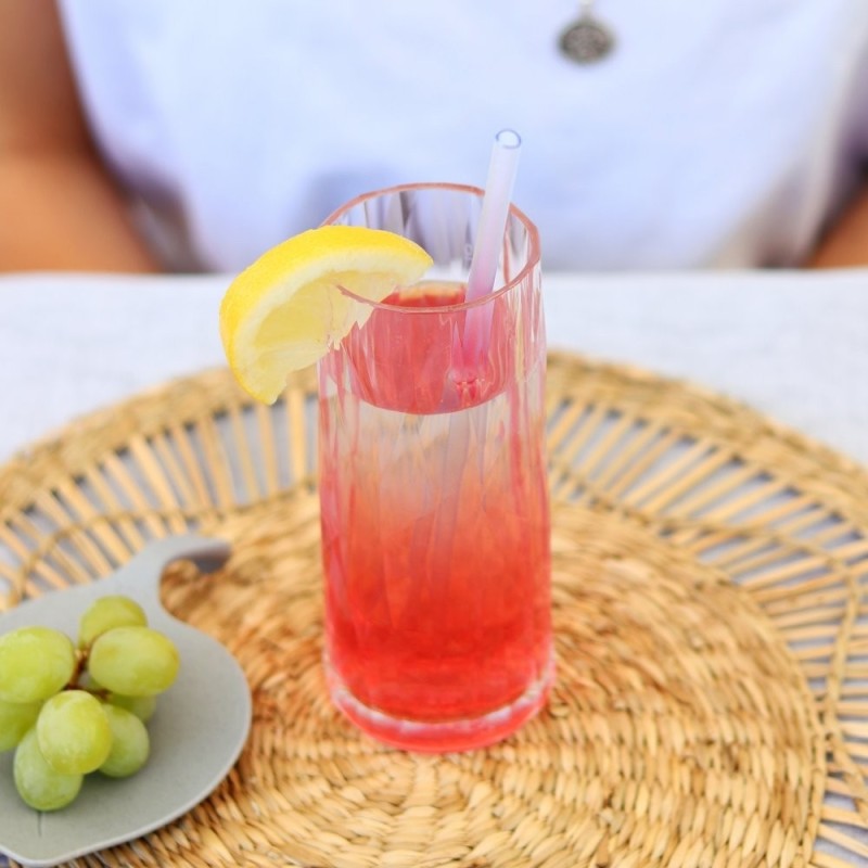 Boite de 6 Pailles Cheers Koziol 28cm