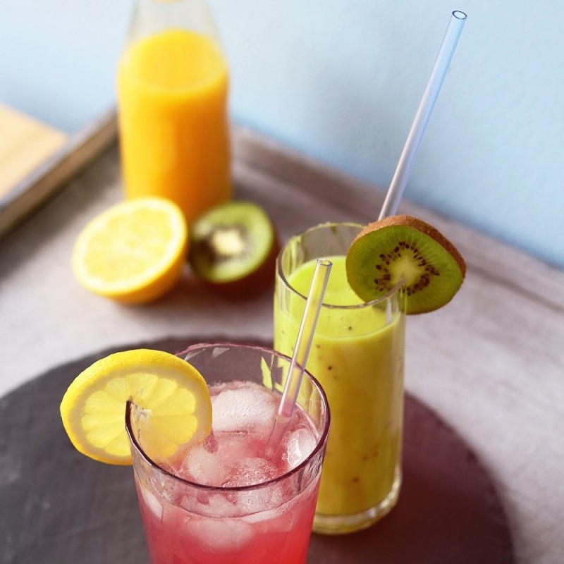 Boite de 6 Pailles Cheers Koziol 28cm