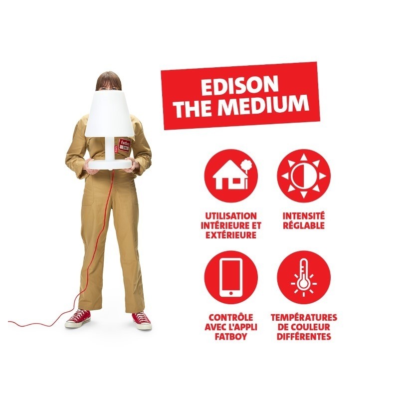 Lampe EDISON The Medium Connect