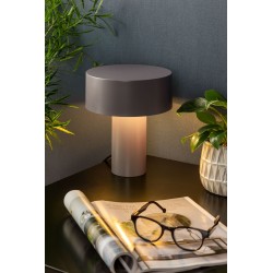Lampe Tube Grise