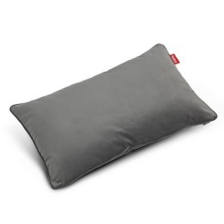 Coussin KING pillow Velvet TAUPE  Gris Anthracite