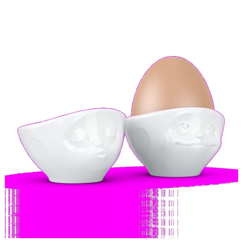 Duo de Coquetiers humeur bisou et rêveur