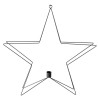 Chandelier Etoile Metal