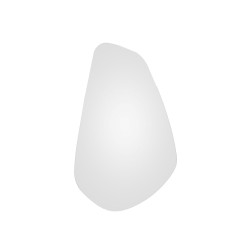Miroir Organic Oval Silver