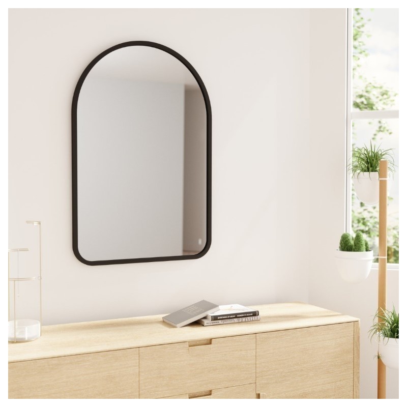 HUB Miroir Arqué Medium Noir