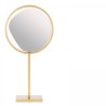 LUCA Miroir sur pied Doré