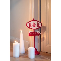 Bougie Conique Tricot Cire Blanc Small