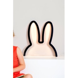 Miffy Wooden mood light - Noir  S