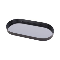 MIRAGE Plateau oval Noir