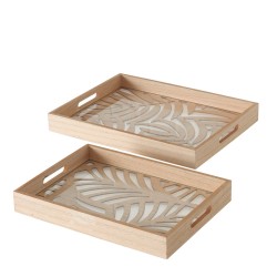PALMA Set de 2 plateaux