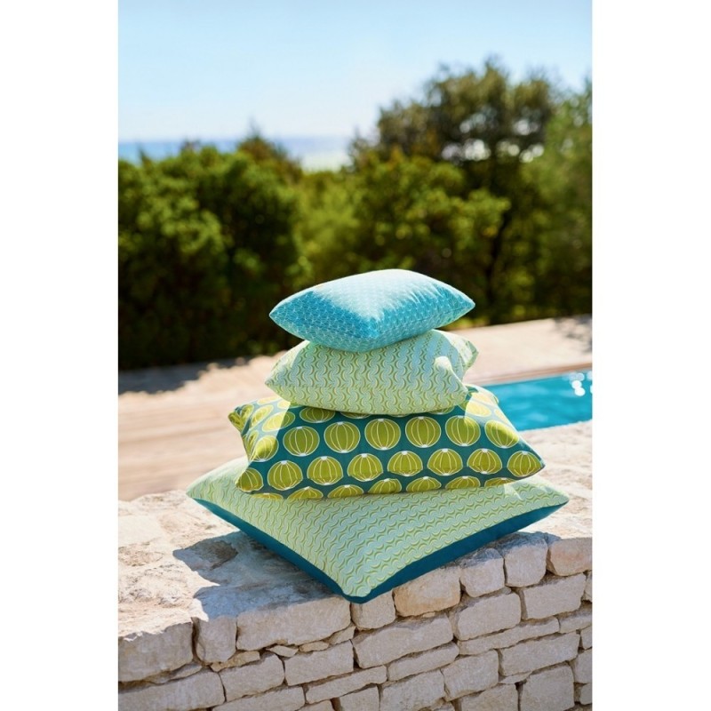 Coussin Banane 44x44 Vert Opaline