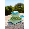 Coussin Banane 44x44 Vert Opaline