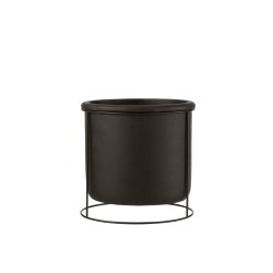 Cachepot suspendu Noir metal Noir Large