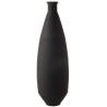 SASKIA Jarre Vase noir mat