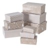 CRAFTY Set de 9 boîtes Christmas
