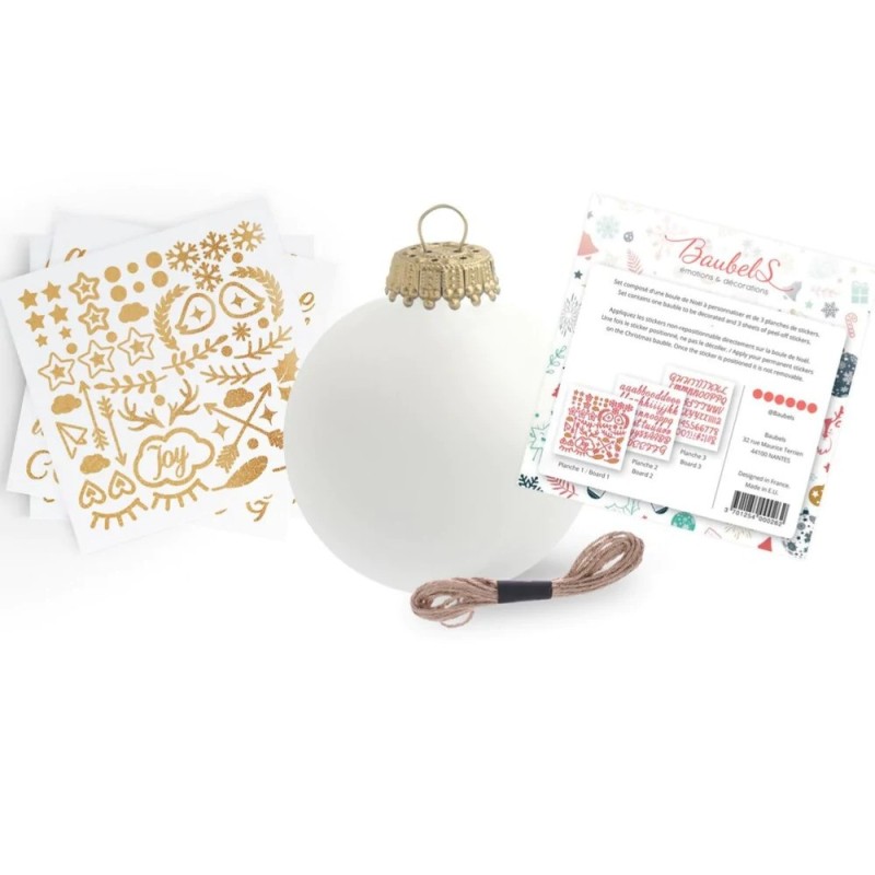 Kit DIY Stickers - Boule de Noel